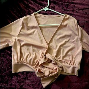 SHEIN Womens crop top blouse